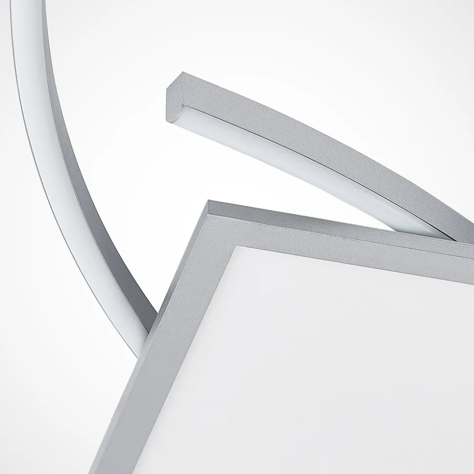 Lucande Tiaro LED plafondlamp, hoekig, 42,5 cm