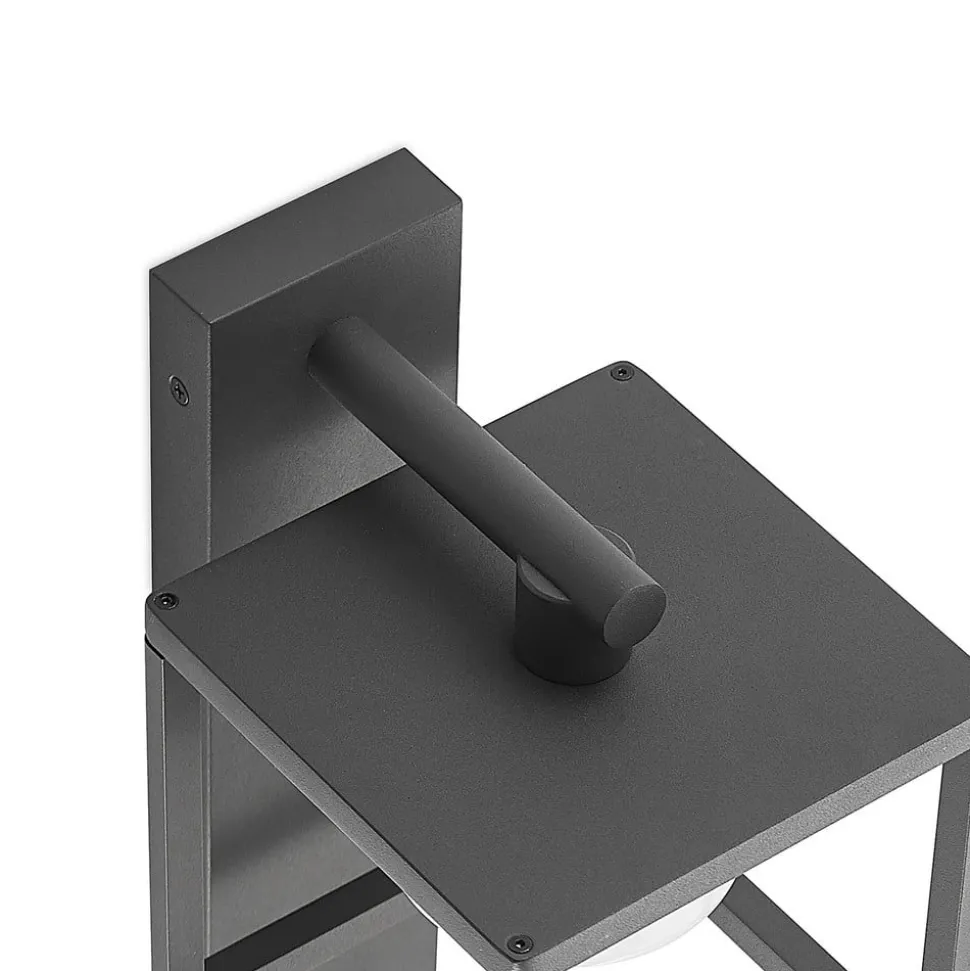 Lucande Timio buitenwandlamp, downlight, sensor, GX53, IP44