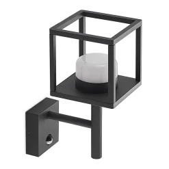 Lucande Timio buitenwandlamp, uplight, sensor, GX53, IP44