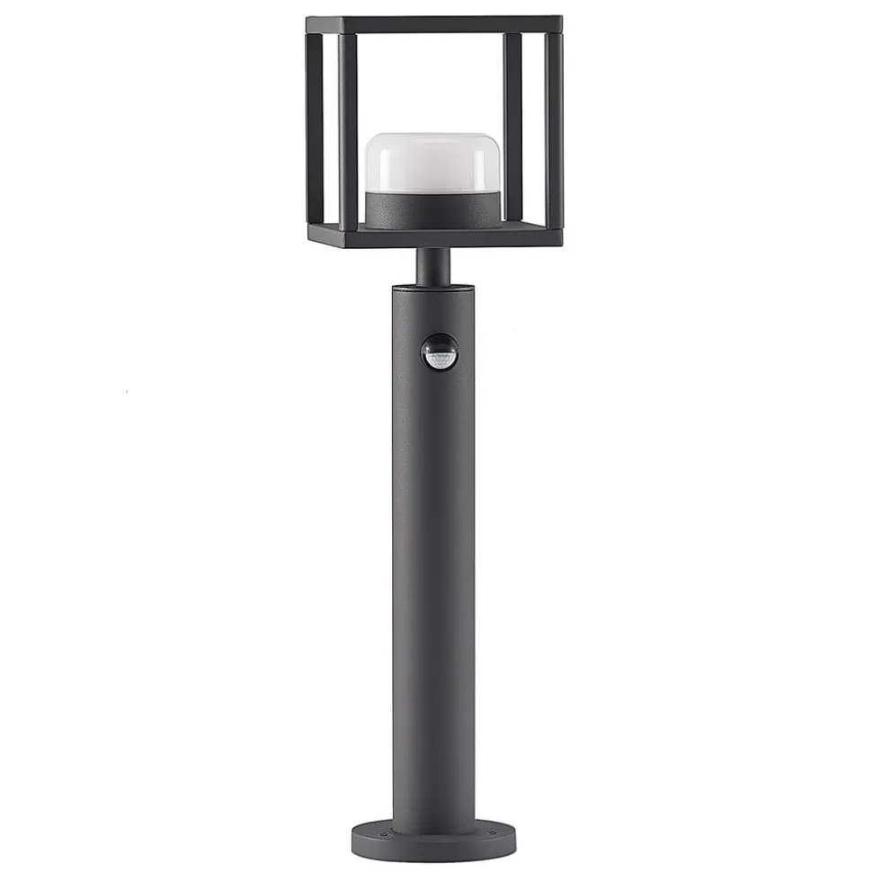 Lucande Timio tuinpadverlichting, 60cm, bewegingsmelder, GX53, IP44