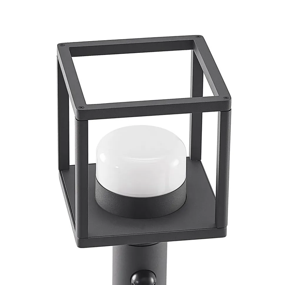 Lucande Timio tuinpadverlichting, 60cm, bewegingsmelder, GX53, IP44