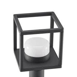 Lucande Timio tuinpadverlichting, 85cm, bewegingsmelder, GX53, IP44