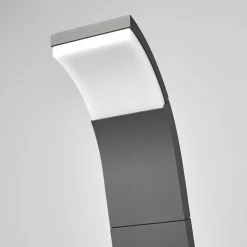 Lucande Timm LED tuinpadverlichting, 100 cm, antraciet, metaal, IP54