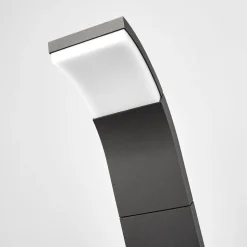 Lucande Timm LED tuinpadverlichting, 60 cm, antraciet, metaal, IP54