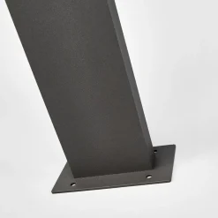 Lucande Timm LED tuinpadverlichting, 60 cm, antraciet, metaal, IP54