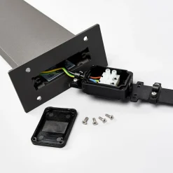 Lucande Timm LED tuinpadverlichting, 60 cm, antraciet, metaal, IP54