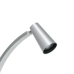 Lucande Velanoris tafellamp, geborsteld aluminium