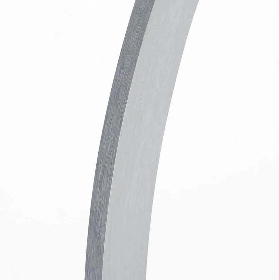 Lucande Velanoris tafellamp, geborsteld aluminium