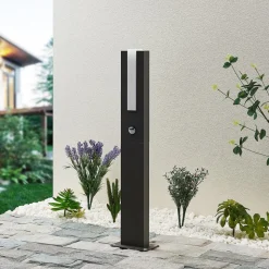 Lucande Virgalia LED tuinpadverlichting, bewegingsmelder, 65 cm, IP54