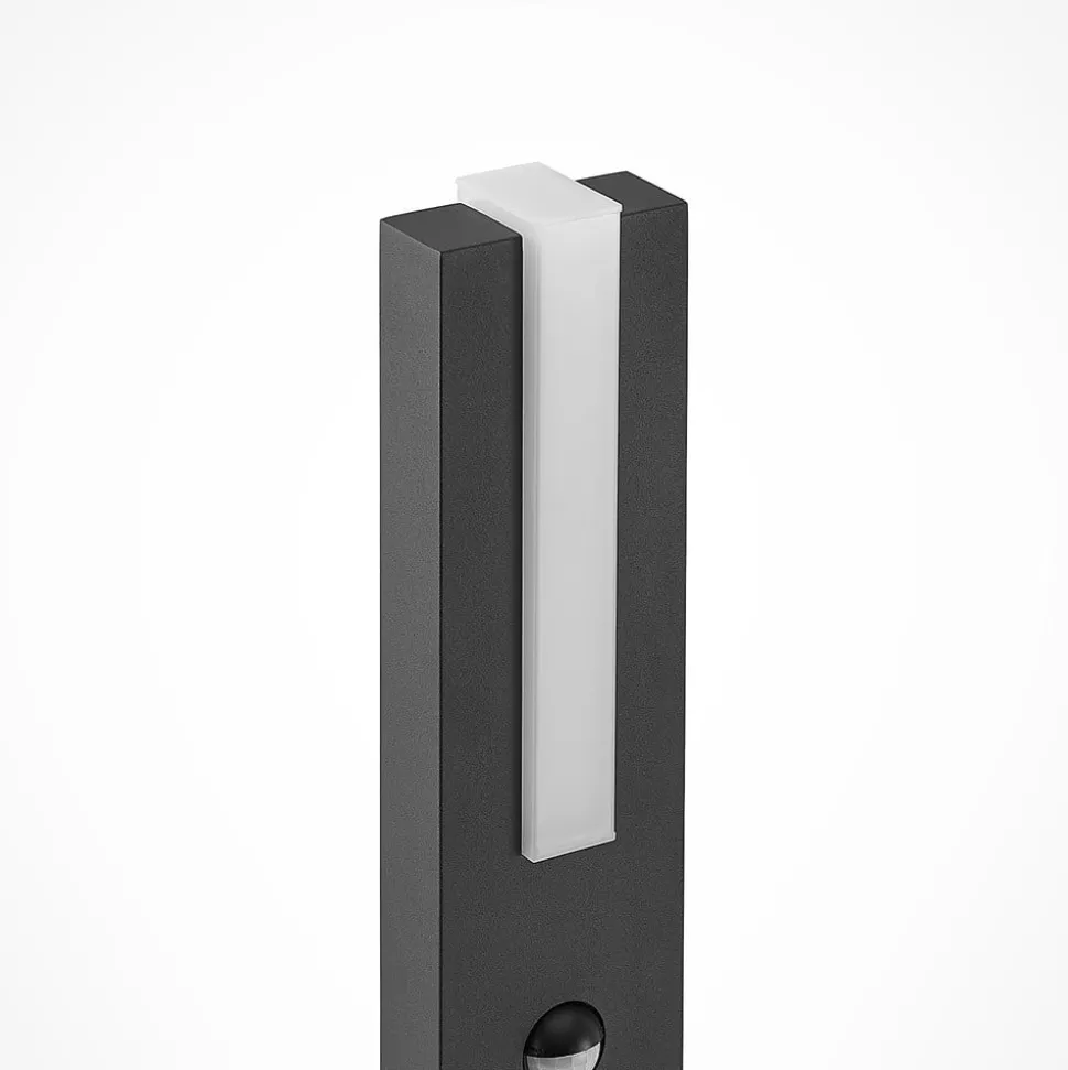 Lucande Virgalia LED tuinpadverlichting, bewegingsmelder, 100cm, IP54