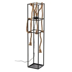 Lucande Vlados vloerlamp, kooi, 3-lamps.