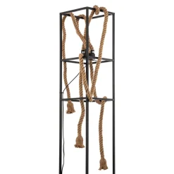 Lucande Vlados vloerlamp, kooi, 3-lamps.