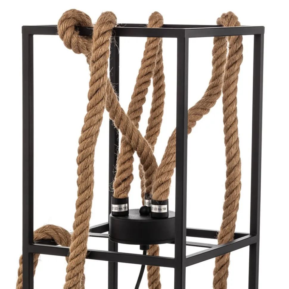 Lucande Vlados vloerlamp, kooi, 3-lamps.