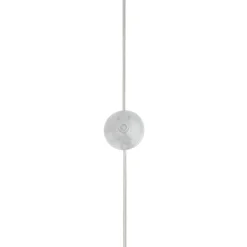 Lucande vloerlamp Diborah, rookgrijs, glas, 150 cm, G9