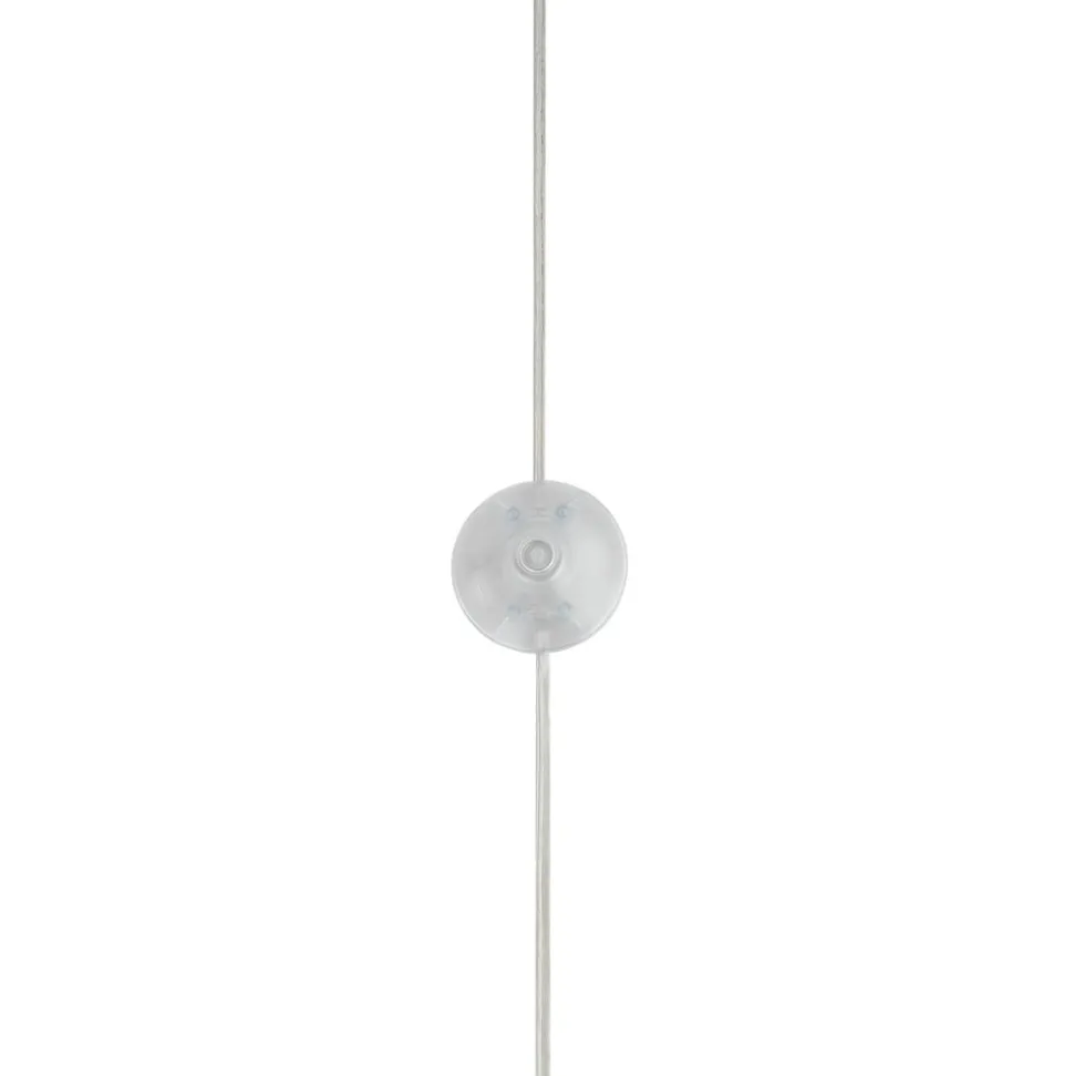 Lucande vloerlamp Diborah, rookgrijs, glas, 150 cm, G9
