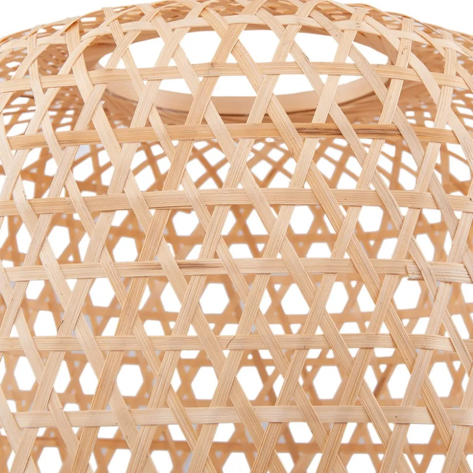 Lucande vloerlamp Jorick, bamboe, driepoot, hoogte 166 cm