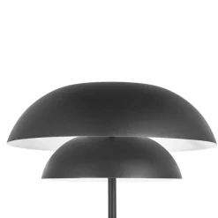 Lucande vloerlamp Kellina, 151 cm, zwart, metaal, E27