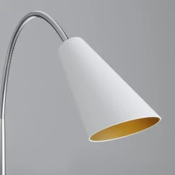 Lucande vloerlamp Medira, wit, 2-lamps, verstelbaar, GU10