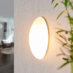 Lucande wandlamp Jemima, 24 cm, glas, elliptisch