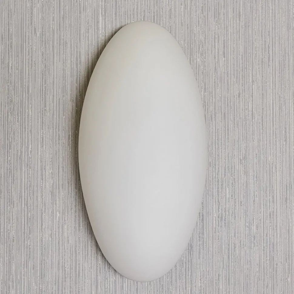 Lucande wandlamp Jemima, 24 cm, glas, elliptisch