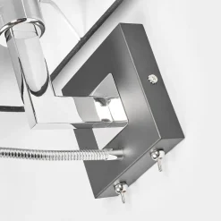 Lucande wandlamp Rebekka, 31 cm, zwart, LED leesarm