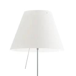 Luceplan Costanza vloerlamp D13ti, alu/wit