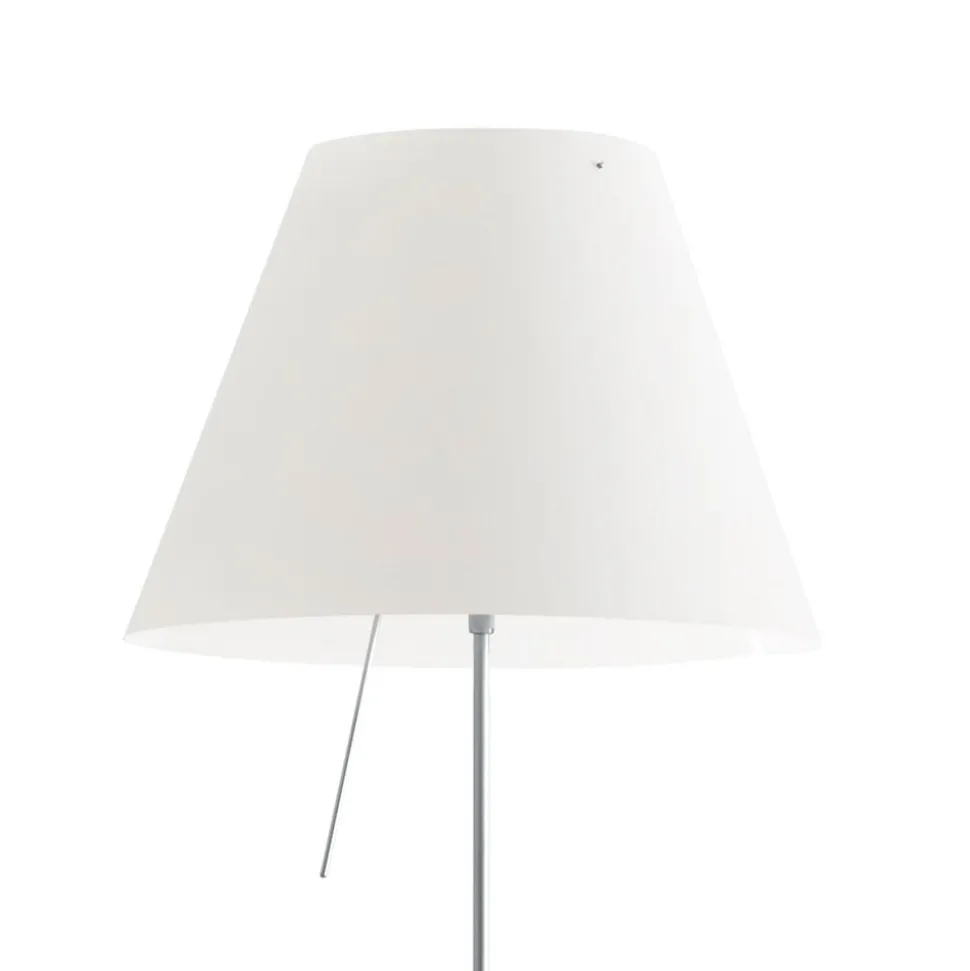 Luceplan Costanza vloerlamp D13ti, alu/wit