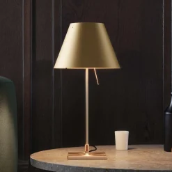Luceplan Costanzina, tafellamp goud