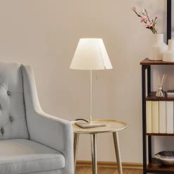Luceplan Costanzina tafellamp alu, wit