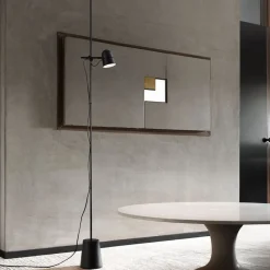 Luceplan Counterbalance LED vloerlamp, zwart