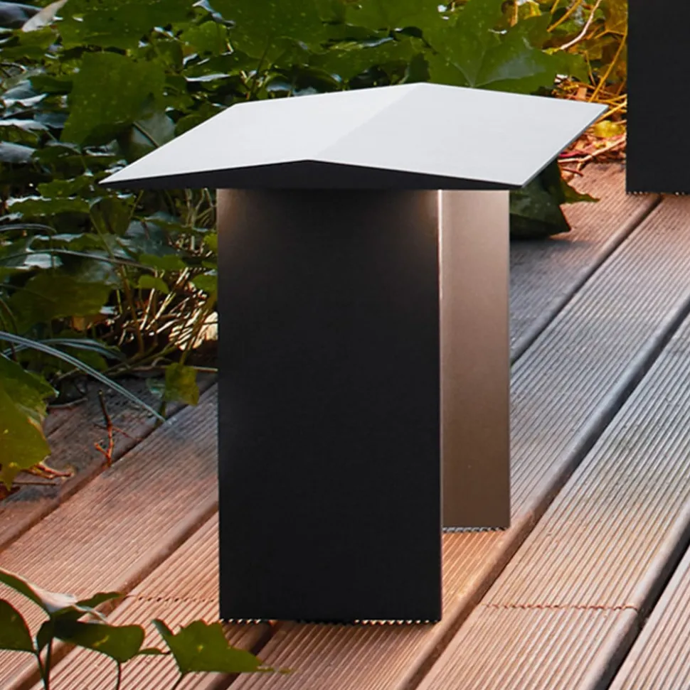 Luceplan Fienile LED sokkellamp 32cm donkergrijs