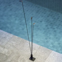 Luceplan Flia tuinpadverlichting, 3-lamps, on/off