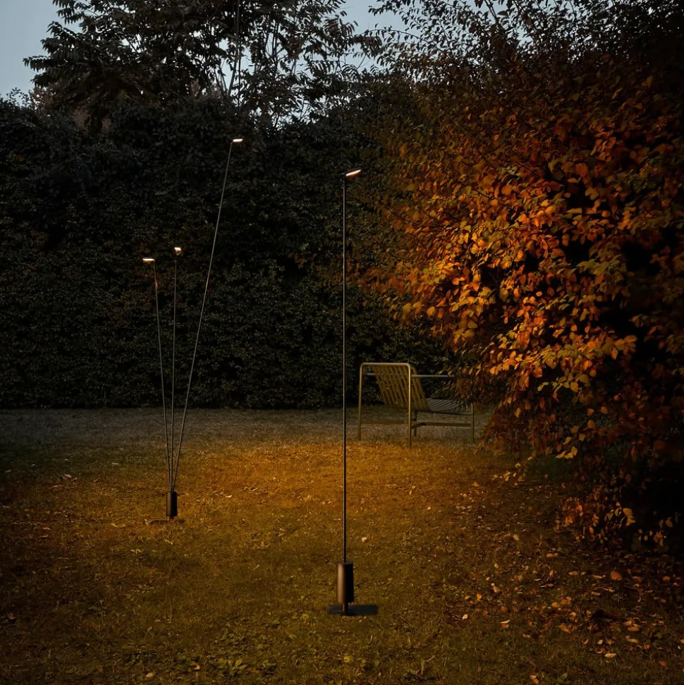 Luceplan Flia tuinpadverlichting, 3-lamps, on/off