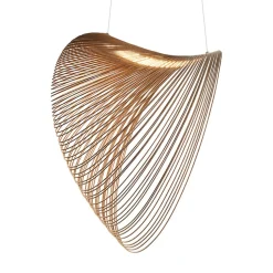 Luceplan Illan LED houten hanglamp dimbaar Ø 100cm