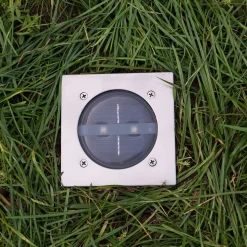 Lugo LED grondspot inbouwlamp, IP44, 10,5 x 10,5 cm