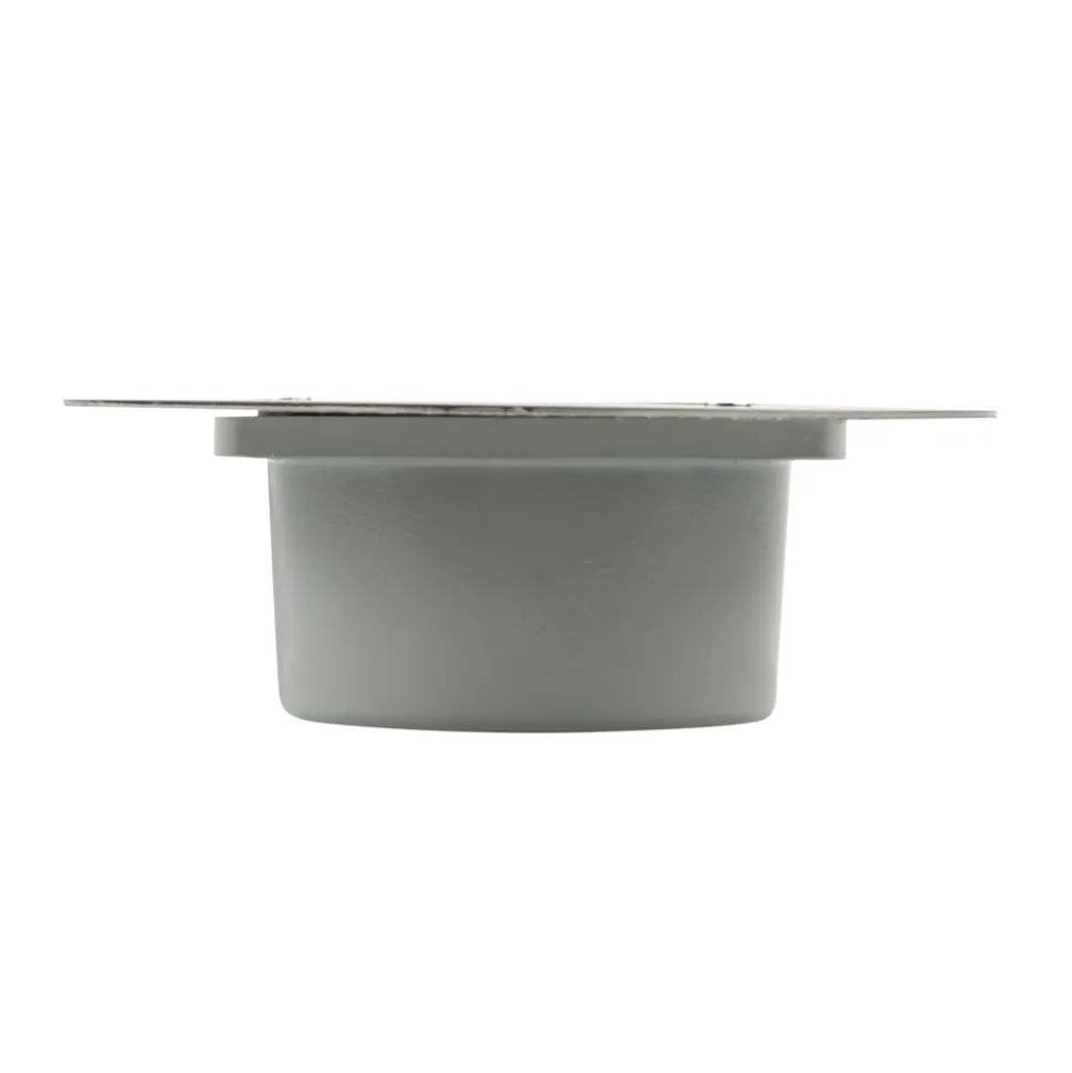 Lugo LED grondspot inbouwlamp, IP44, roestvrij staal, glas