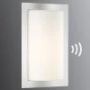 Luis buitenwandlamp, roestvrij staal, bewegingsmelder