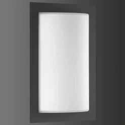 Luis LED buiten wandlamp, grafiet, bewegingsmelder
