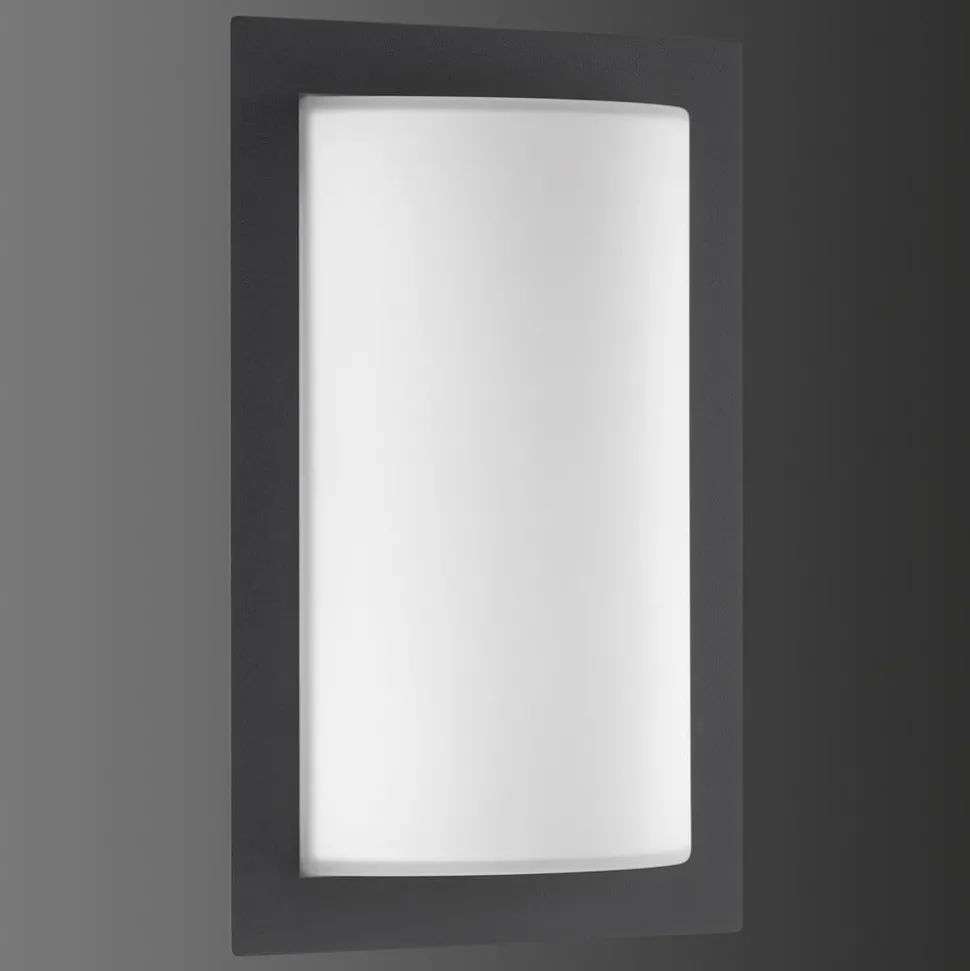 Luis LED buiten wandlamp, grafiet, bewegingsmelder
