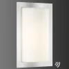 Luis LED buiten wandlamp, roestvrij staal, bewegingsmelder