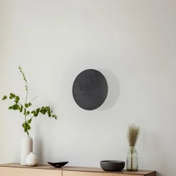 Lunia New wandlamp, zwart, Ø 20 cm