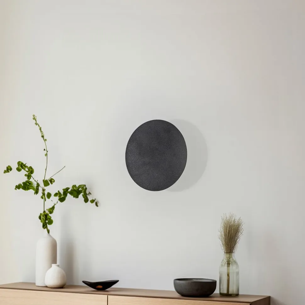 Lunia New wandlamp, zwart, Ø 20 cm