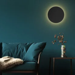 Lunia New wandlamp, zwart, Ø 40 cm