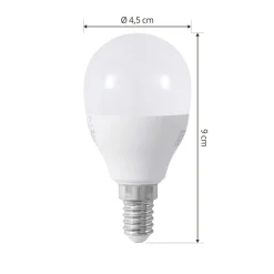 LUUMR Slimme LED druppellamp E14 4,9W Tuya WLAN mat CCT