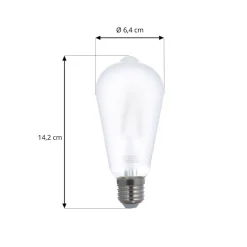 LUUMR Slimme LED lamp mat E27 ST64 7W Tuya WLAN CCT