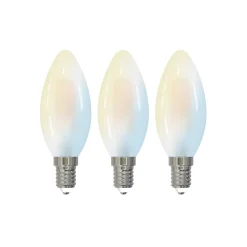 LUUMR Smart LED druppellamp set van 3 E14 4.2W CCT helder Tuya