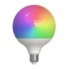 LUUMR Smart LED, E27, G125, 9W, RGB, Tuya, WLAN, mat, CCT