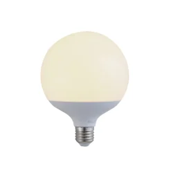 LUUMR Smart LED, E27, G125, 9W, RGB, Tuya, WLAN, mat, CCT