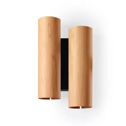 LZF Black Note Duplet wandlamp zwart/kersen