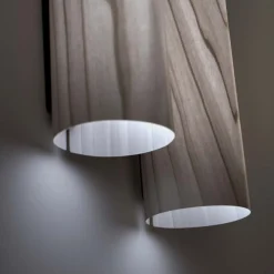 LZF Black Note Duplet wandlamp zwart/grijs